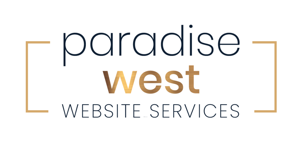 Paradise West logo, Qualicum Beach Vancouver Island Website Design and Website Services company