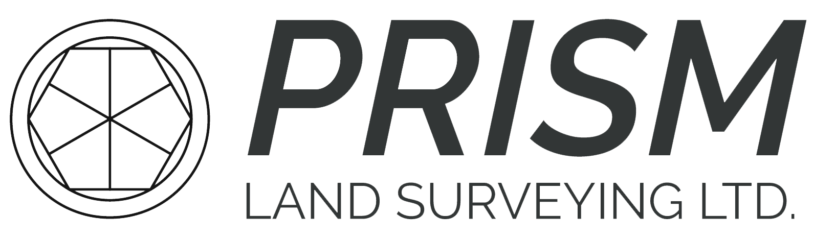 Prism land surveying logo, Paradise West Website Services client